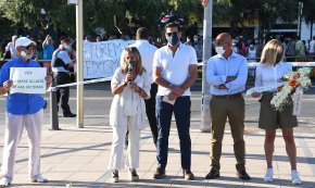 Clam antifeixista contra l'homenatge de Vox a les víctimes dels atemptats gihadistes