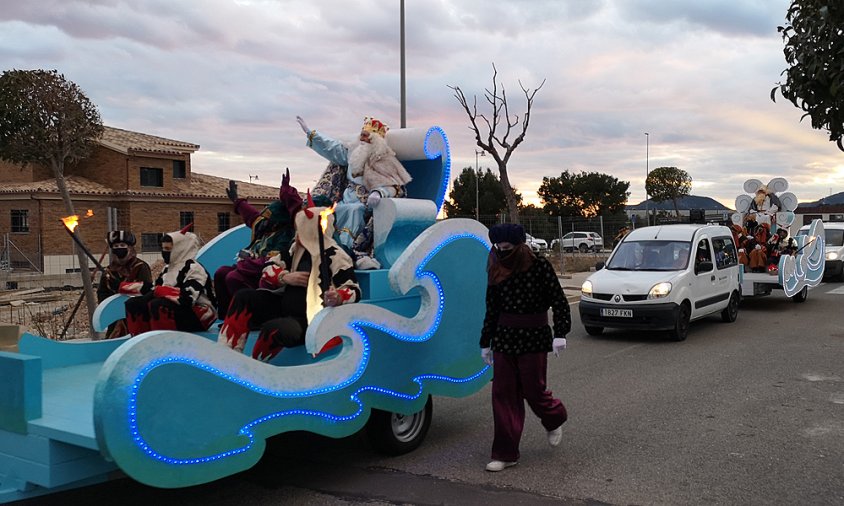 Imatge dels Reis Mags a l'Hospitalet de l'Infant de l'any passat