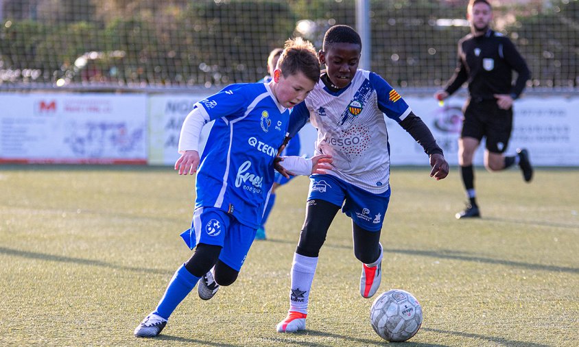 Partit del benjamí B contra la Canonja