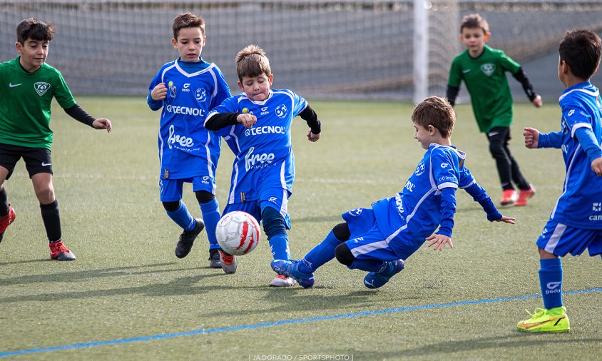 Partit del prebenjamí C contra el Calafell