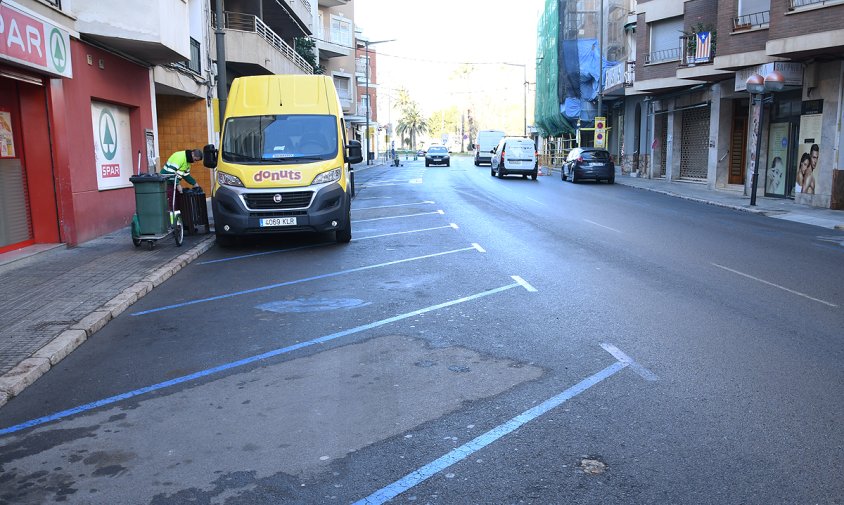 Rambla de Jaume I, aquest matí