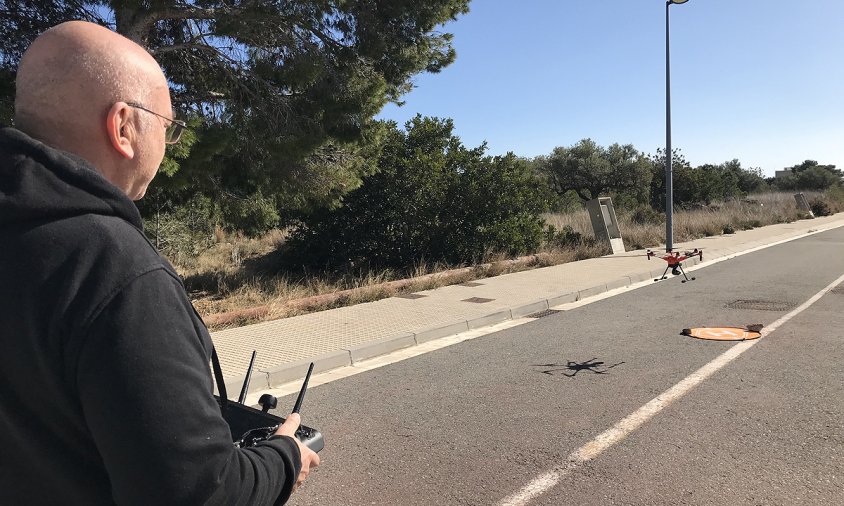 La Policia Local ha començat a utilitzar enguany el dron