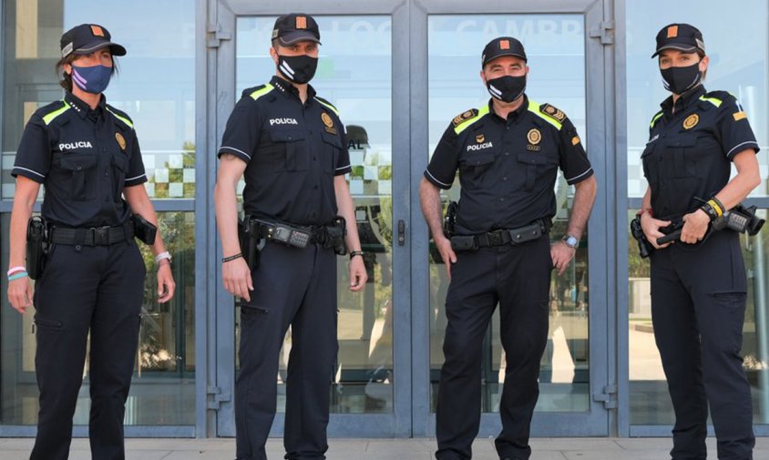 Imatge d'arxiu d'agents de la Policia Local de Cambrils