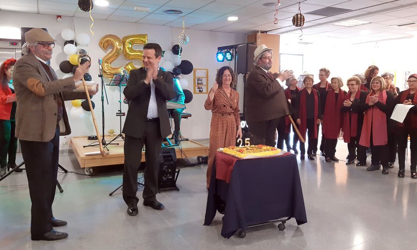 Un moment de la festa de celebració del 25è aniversari del Casal Municipal de la Gent Gran