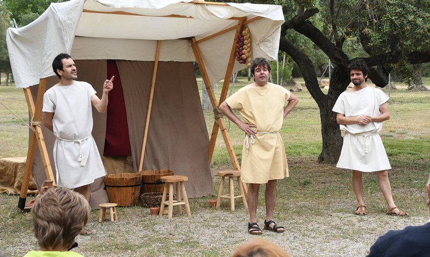 Imatge d'una de les activitats de Tarraco Viva, a Cambrils, el maig de l'any passat a la Vil·la Romana de la Llosa