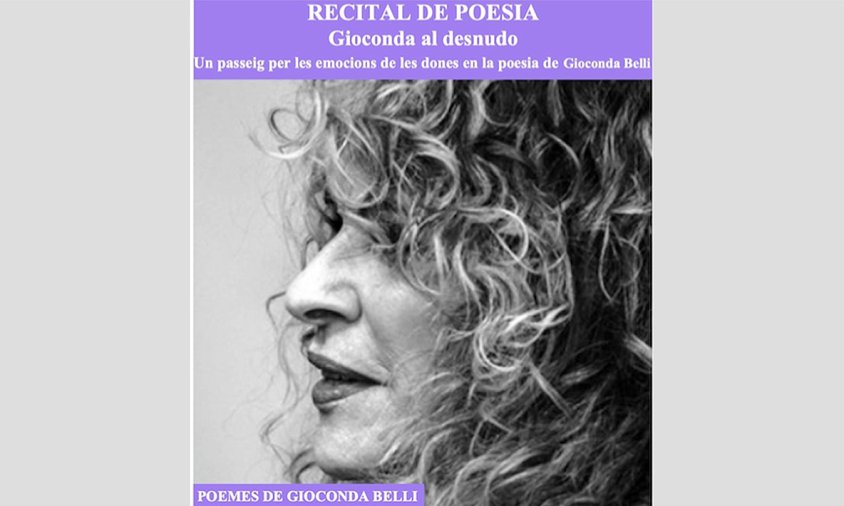 Cartell de la sessió de poesia prevista per demà dimecres