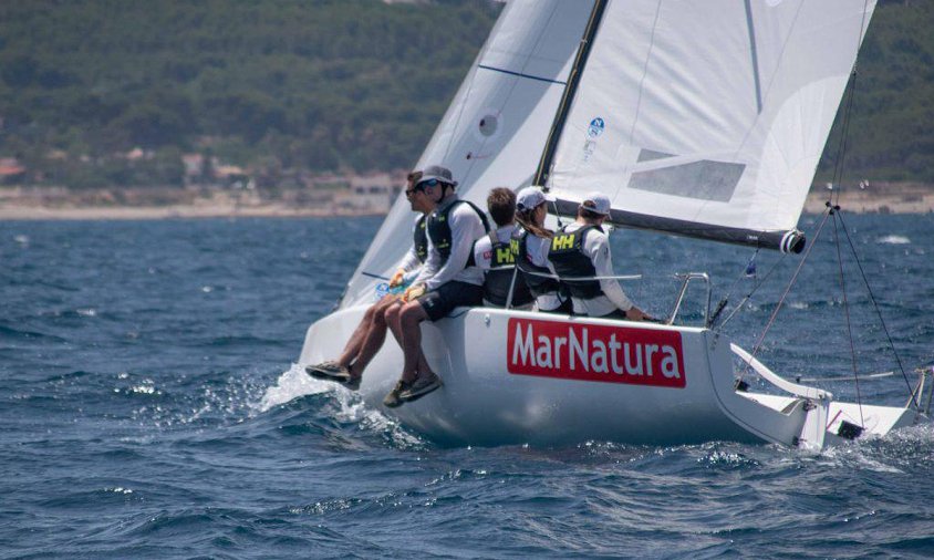 Imatge de l'embarcació Mar Natura durant la regata