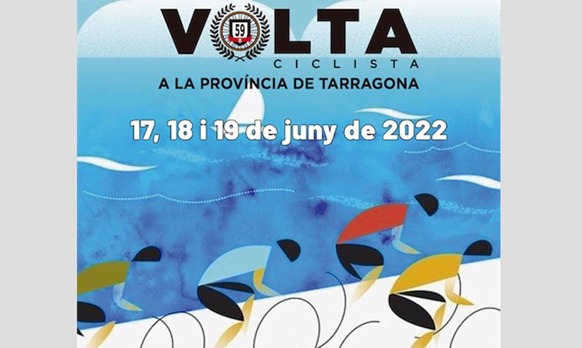 Cartell de la prova ciclista que tindrà lloc aquest cap de setmana