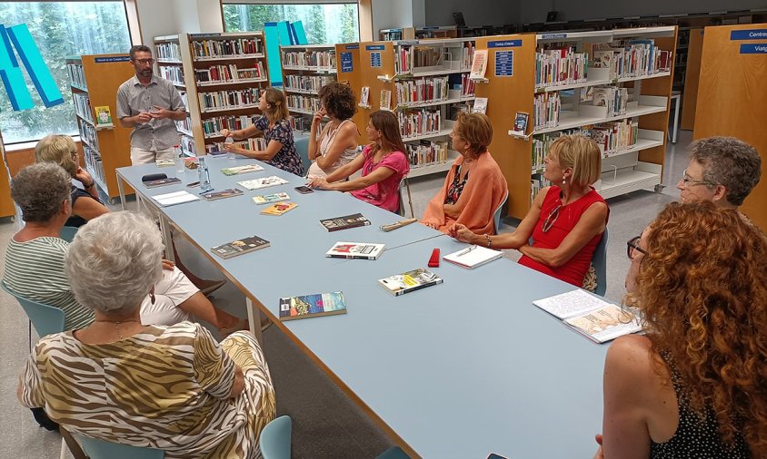 Pau Vidal, al Club de Lectura d'ahir a la tarda