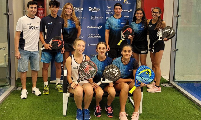 L'equip sub 16 del Pàdel Cambrils