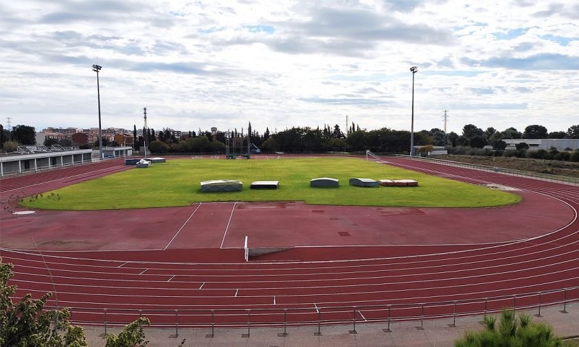 Imatge d'arxiu de la pista municipal d'atletisme