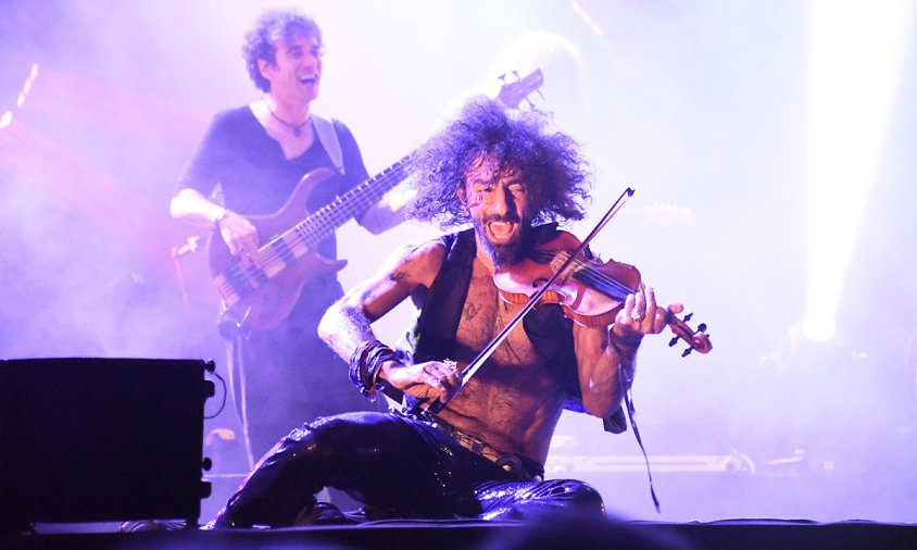 Ara Malikian, ahir, en el concert inaugural del Festival Internacional de Música