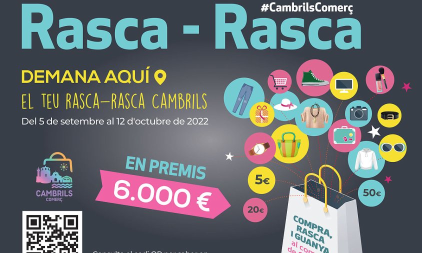 Cartell de la campanya "Rasca-Rasca a Cambrils"