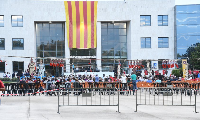 El pregó es farà a  la plaça de l'Ajuntament