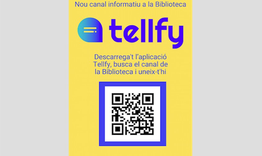 Cartell del nou canal de comunicació de la Biblioteca