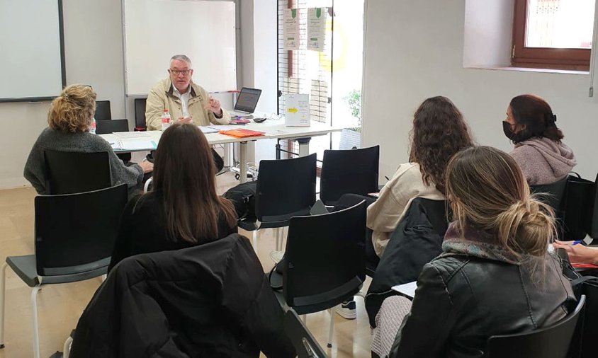 Imatge d'una de les sessions formatives a la Torre del Llimó