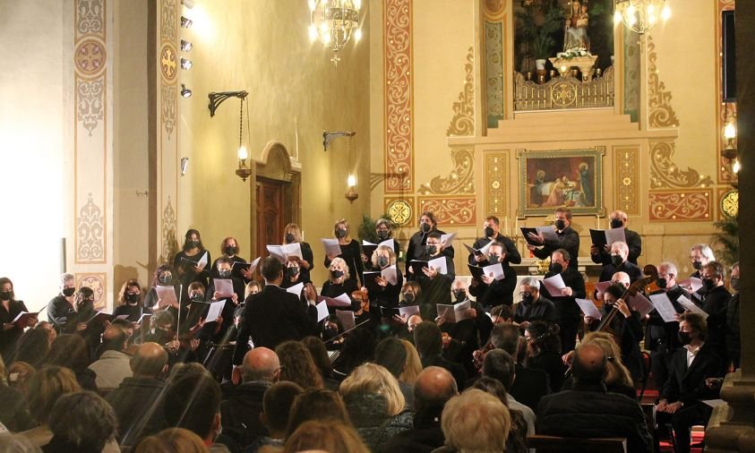 Imatge del concert de Nadal de la Coral Verge del Camí de l'any passat