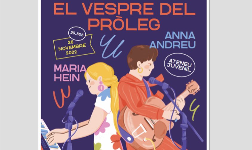 Imatge del cartell del concert del Pròleg