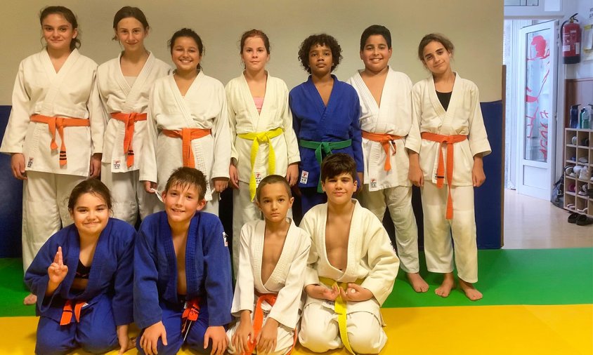 Foto de grup dels judokes cambrilencs