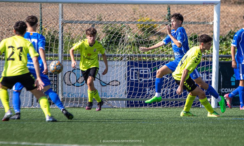 Partit del juvenil B contra el Sant Pere i Sant Pau