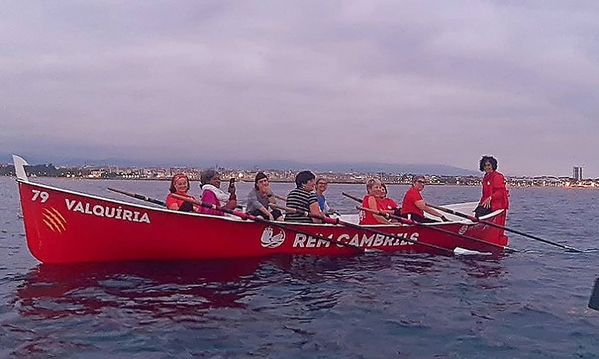 Sortida matinal organitzada pel grup “Voguem amb tu” del Club Rem Cambrils el 23 d'octubre