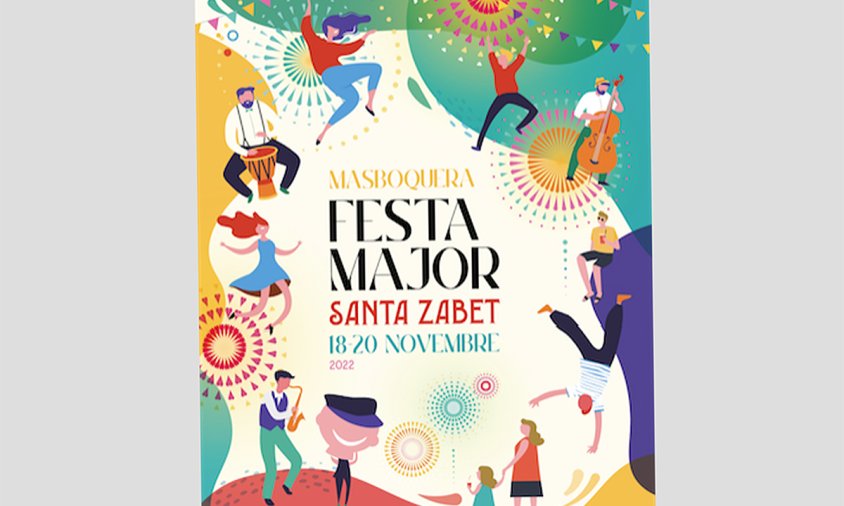 Cartell de la Festa Major de Masboquera de 2022