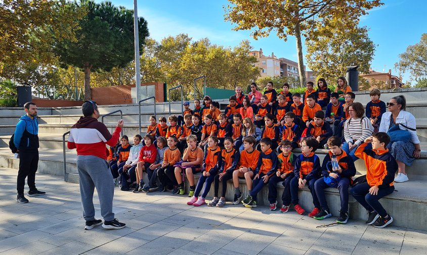 Alumnat de l'escola Guillem Fortuny que va participar en aquesta activitat