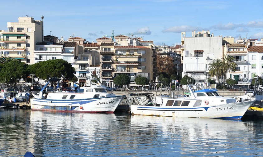 Imatge del moll pesquer del port de Cambrils