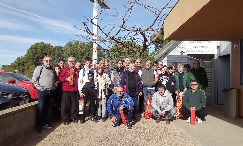 Foto de grups dels participants a la tirada