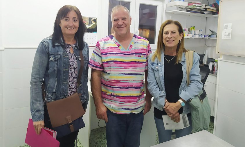 Imatge d'una de les visites al Jaume Ciré Centre Veterinari