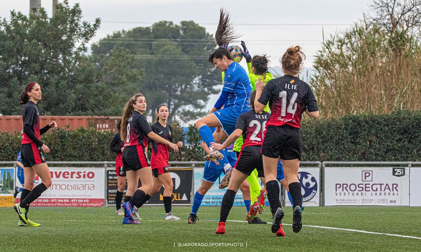 Partit de l'amateur A femení contra el Sant Cugat