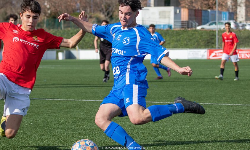 Partit del cadet A contra el Nàstic