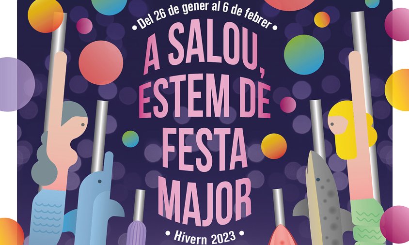 Cartell de la Festa Major d'hivern de Salou 2023