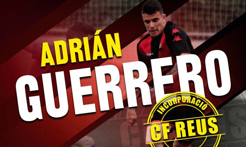 El jugador Adrián Guerrero s'ha incorporat al primer equip