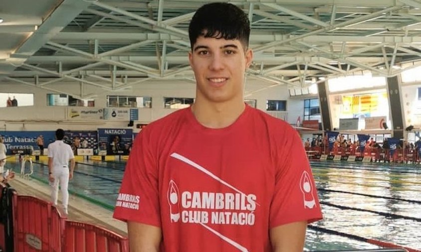 El nedador Adrià Espinosa va competir al Campionat Open Internacional Catalunya