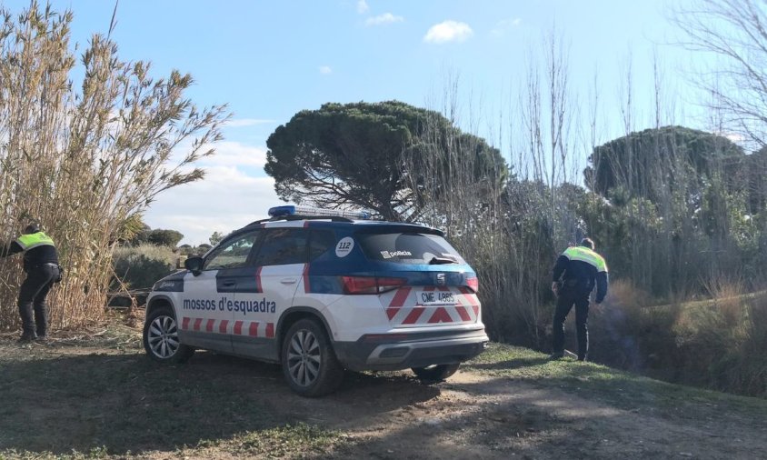 Imatge de l'operatiu de recerca a càrrec dels cossos de seguretat