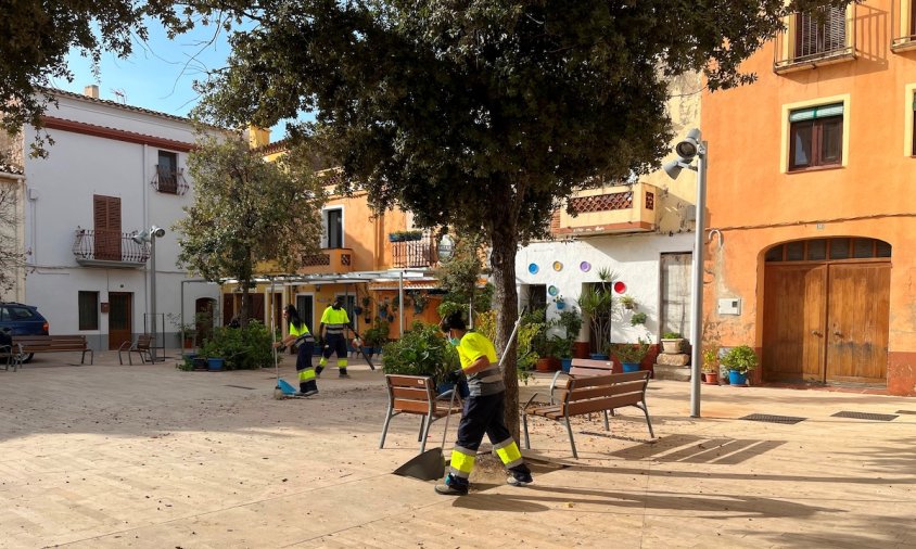 Veïns contractats en la darrera edició del pla d'ocupació municipal