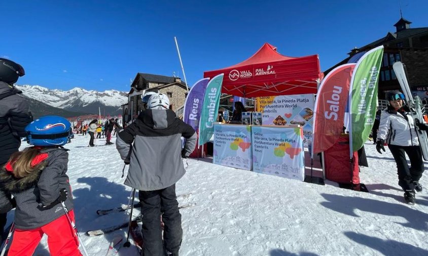 Imatge promocional a les pistes d'esquí d'Andorra