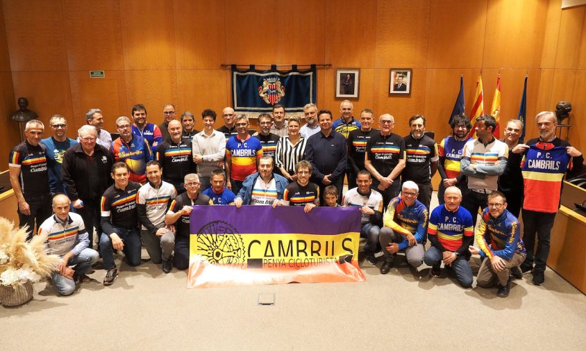 Recepció a la Penya Cicloturista Cambrils