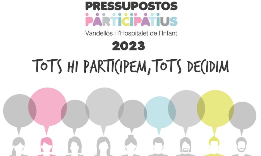 Imatge de la campanya dels Pressupostos Participatius de 2023