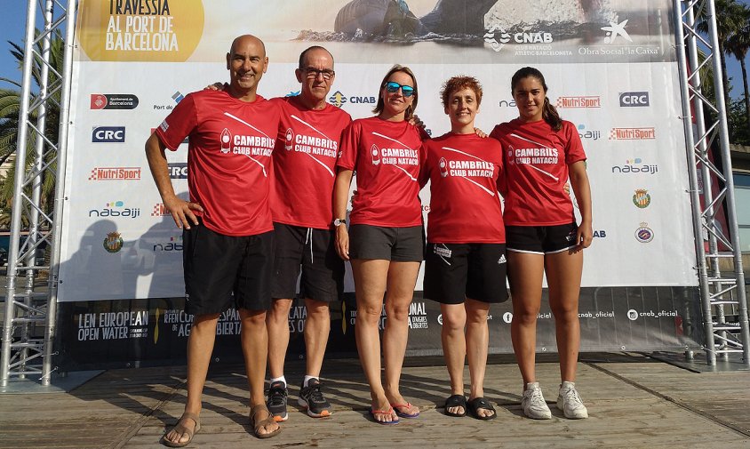 Equip màster del Cambrils Club Natació