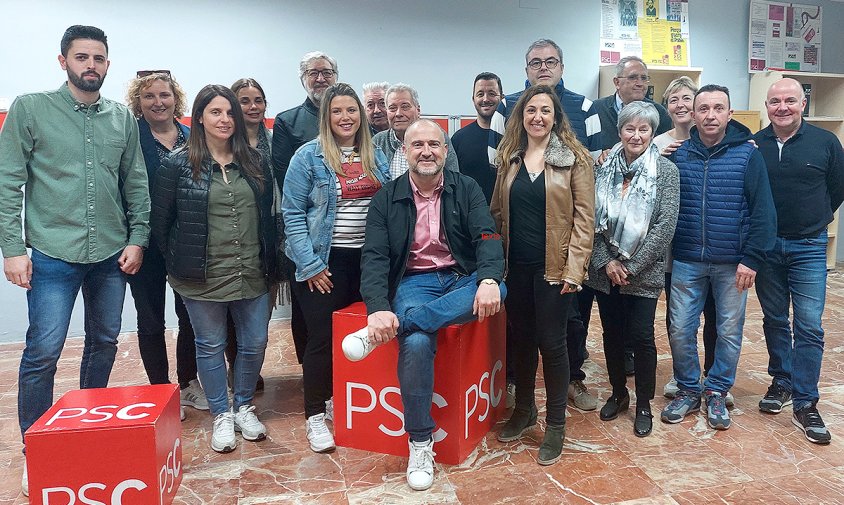 Bona part de la candidatura electoral del PSC per a les properes eleccions municipals