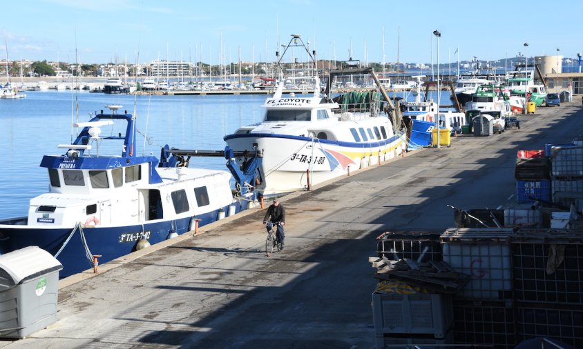 Imatge del moll pesquer del port de Cambrils