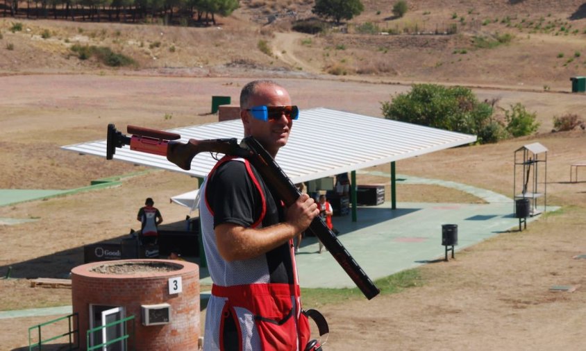 Imatge d'Antoni Ruiz Nat durant la competició disputada a Mollet del Vallès