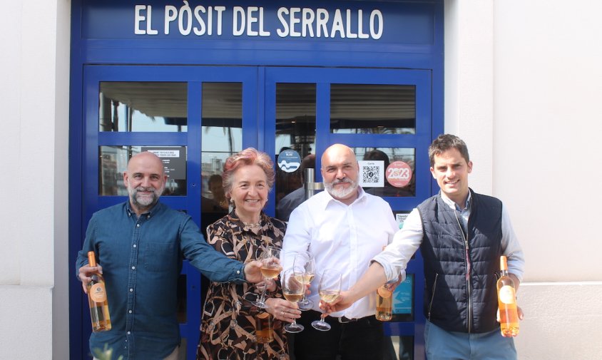 Imatge de la presentació, ahir, al restaurant El Pòsit del Serrallo de Tarragona