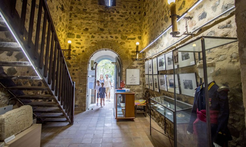 Imatge de l'interior de la Torre de l'Ermita