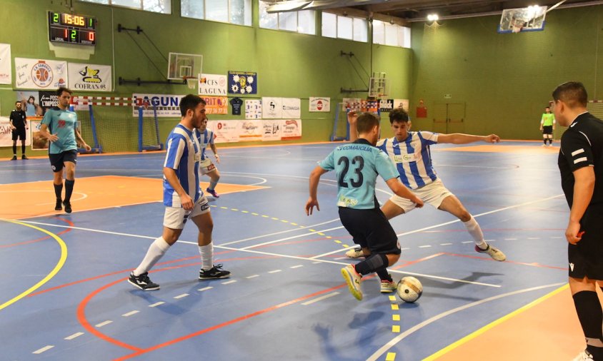 Imatge d'un partit de lliga del Mediterrani aquesta temporada