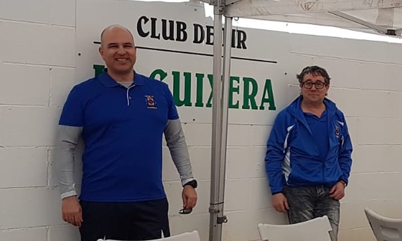 Tiradors del club cambrilenc a les instal·lacions de La Guixera