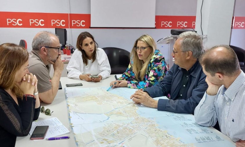 La reunió es va celebrar ahir a la seu del PSC