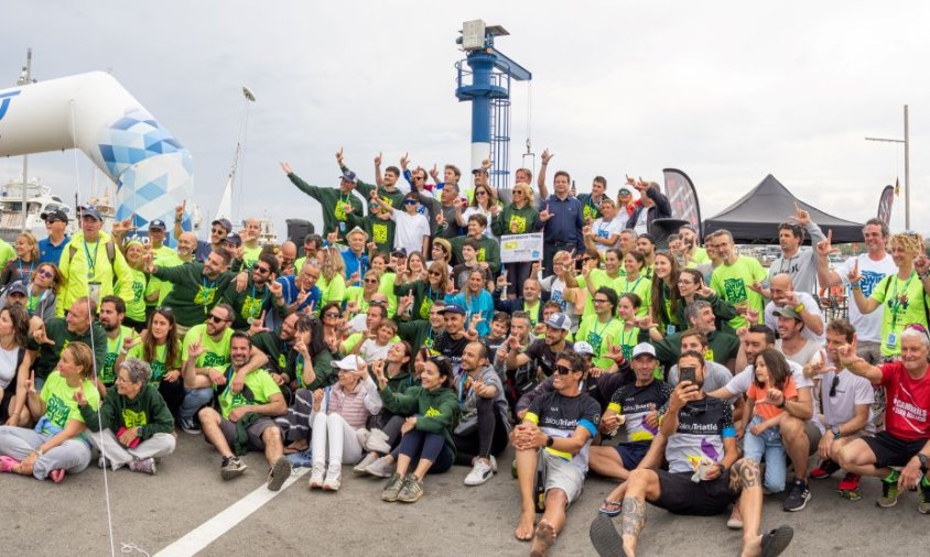 Foto de família final després de la travessa